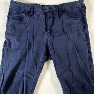 RHONE Chinos Mens 33x27 Navy Blue Pants Comfort Stretch Straight Leg